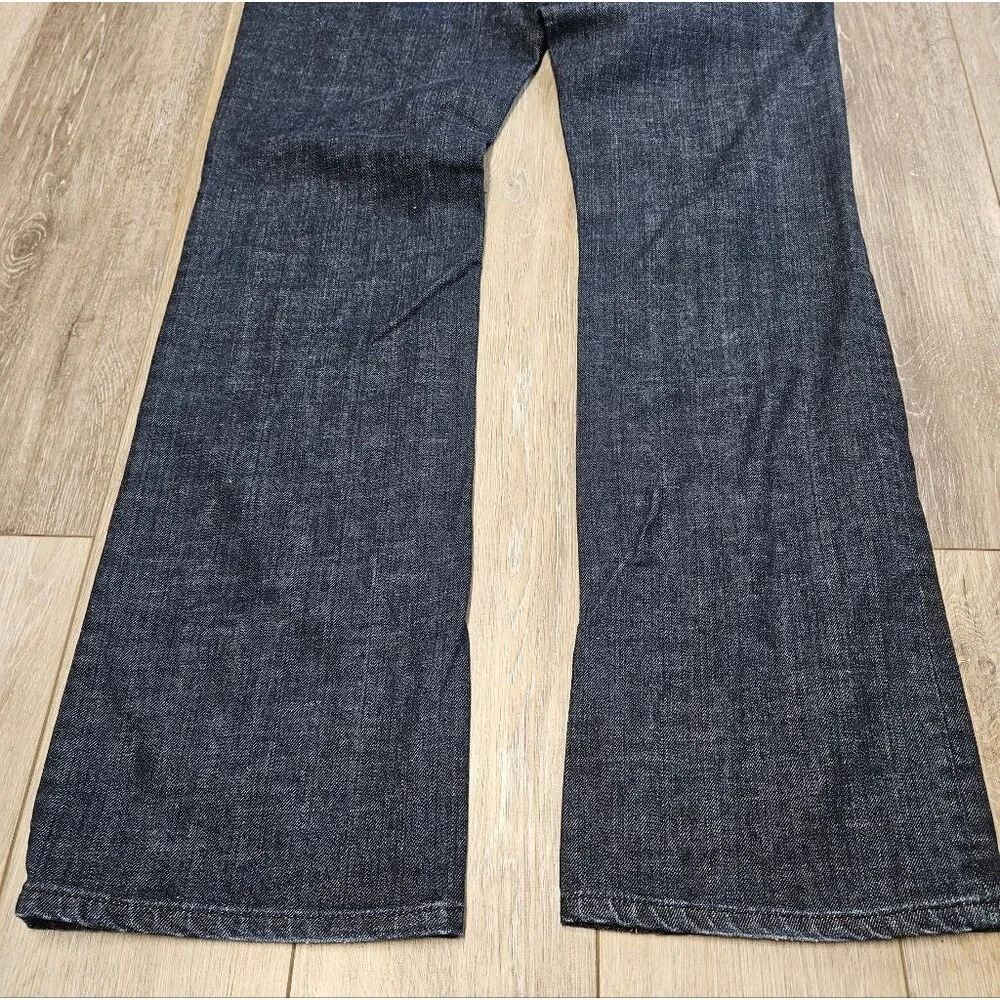 Gap 1969 Classic Fit Straight Leg Denim Jeans Dark Wash Relaxed  Women's 8 Long